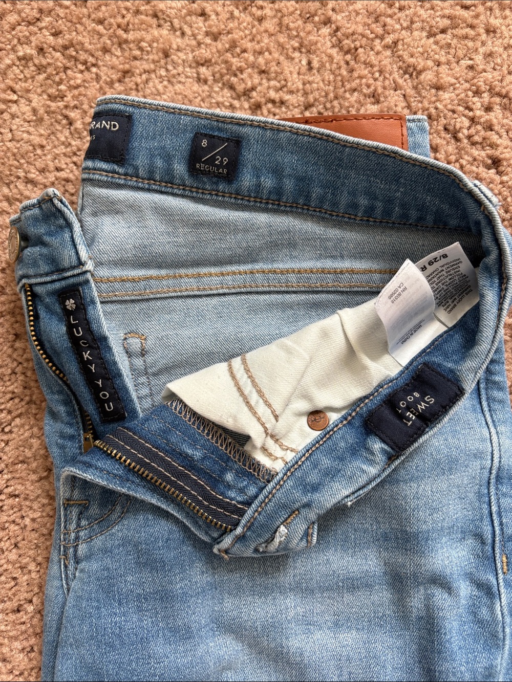Women’s Lucky Brand Distressed Bootcut Jeans - Picture 3 of 3